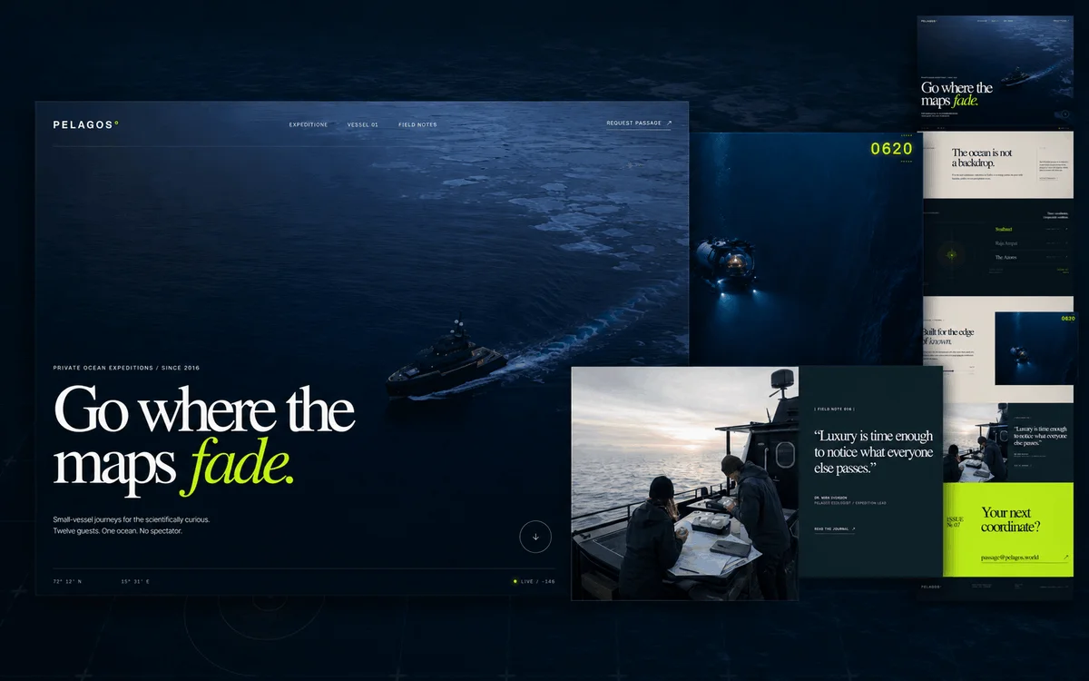 PELAGOS — превью проекта